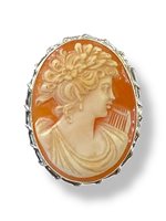 Spilla Mandile 1922 Donna Cammei  in Argento Conchiglia 2MSPC4 - 2MSPC4